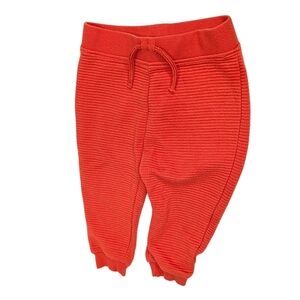 Primark Baby Ribbed Jogger Pants Rust Orange 12–18 Months Soft Lounge